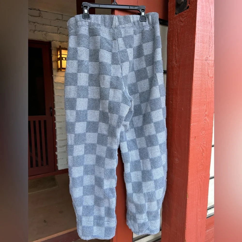 Seea Upcycled denim Keiko Checkered Pants - Picture 5 of 9
